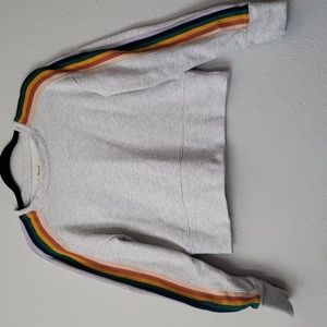 Madewell rainbow🌈 crop top. Size Small.